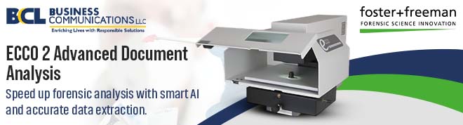 ECCO 2 Advanced Document Analysis - Speed up forensic analysis with smart AI and accurate data extraction.